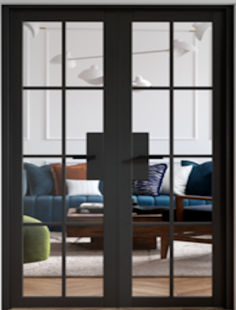 Malvern W4 Black room divider