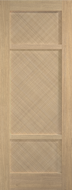 Alvin Oak Rattan prefinished Internal Door