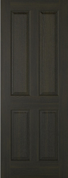 Smoked Oak prefinished, Regency 4 Panel Internal Door. – Doors & Doors