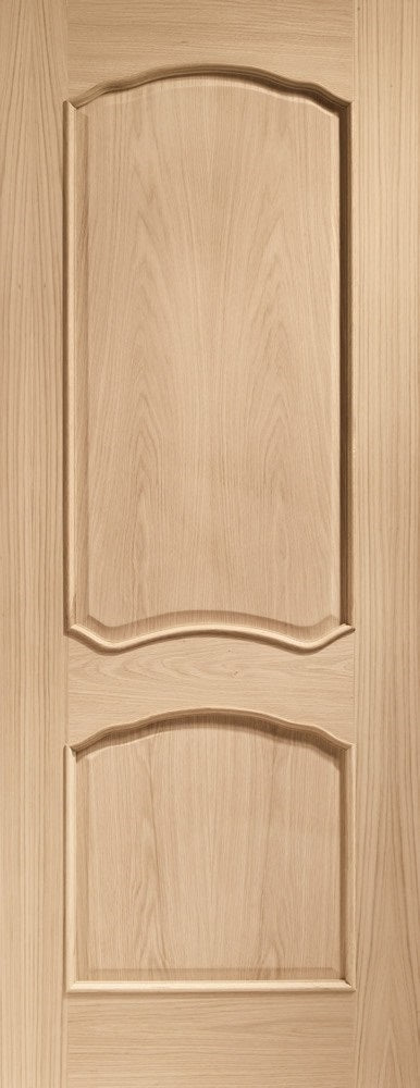 Malton Oak Fire Door With Clear Glass