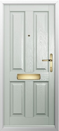 Ludlow External Victorian 4 panel door and frame